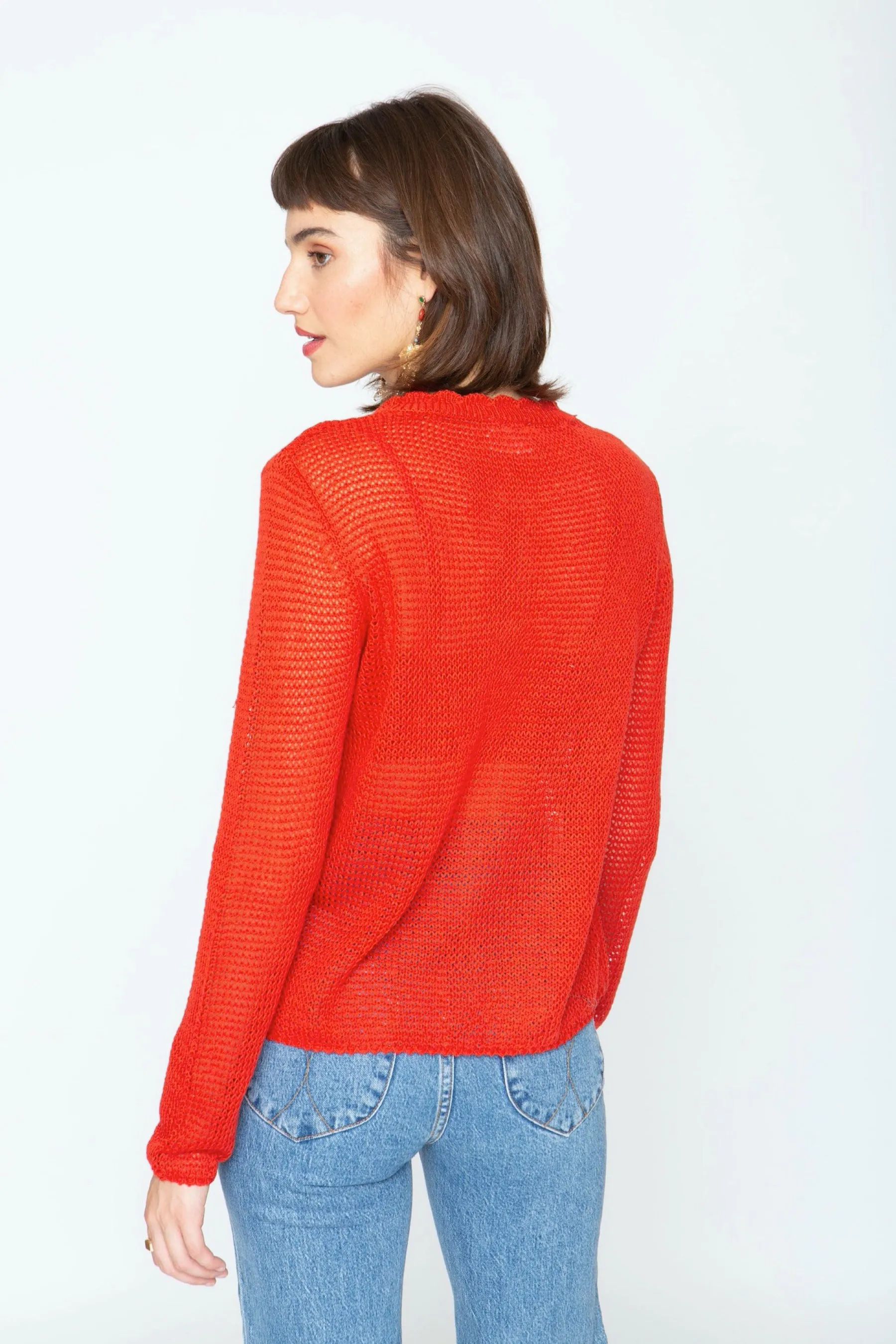 Brick Mollie Cardigan