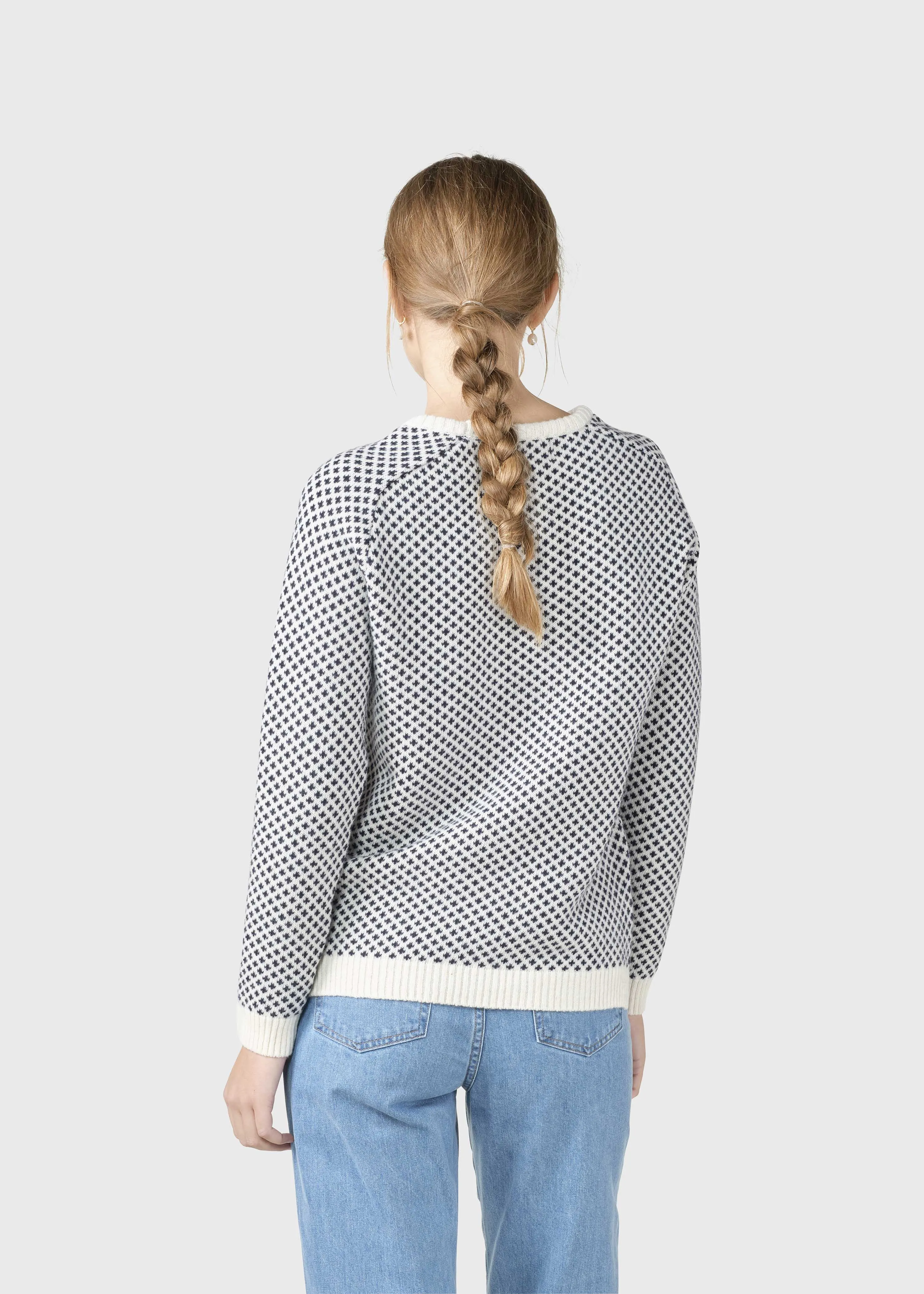 Elaine knit - Cream/navy
