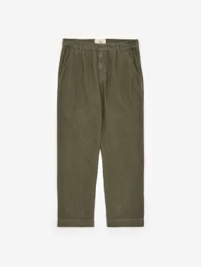 Folk Signal Pant - (Acid Wash) Olive Cord