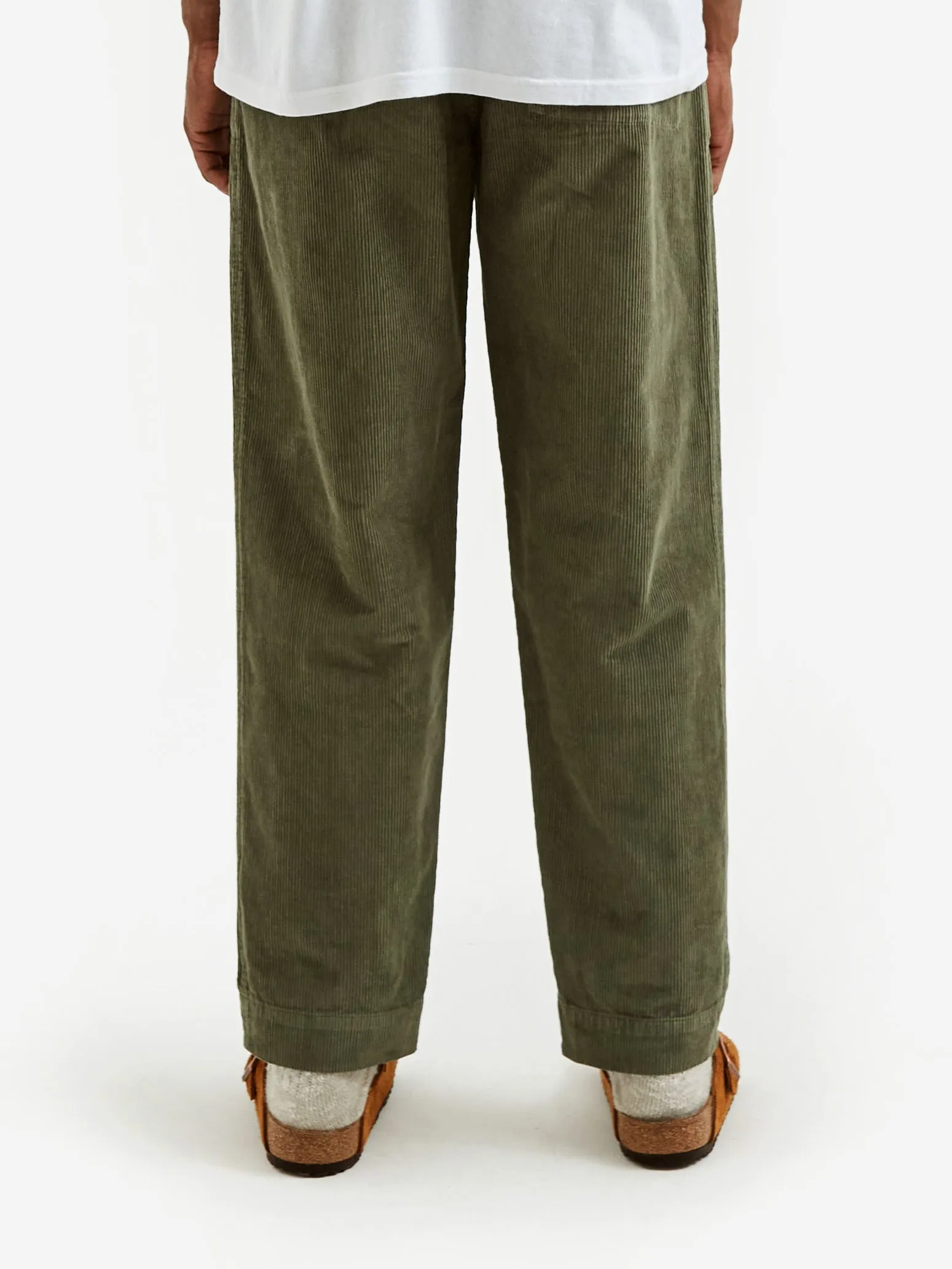 Folk Signal Pant - (Acid Wash) Olive Cord