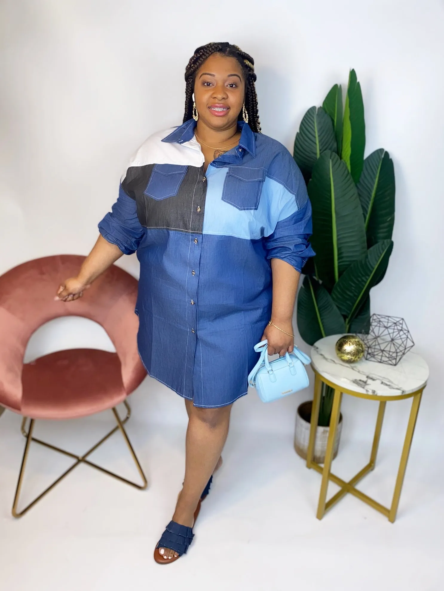 Kelsey Denim Dress