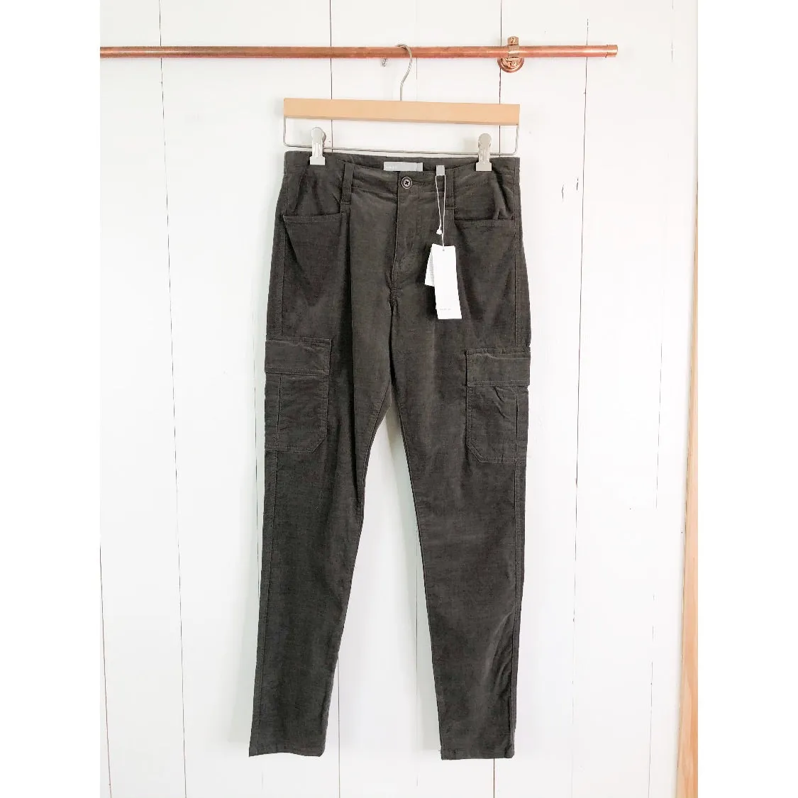 Vince Skinny Corduroy Cargo Pants NWT 2